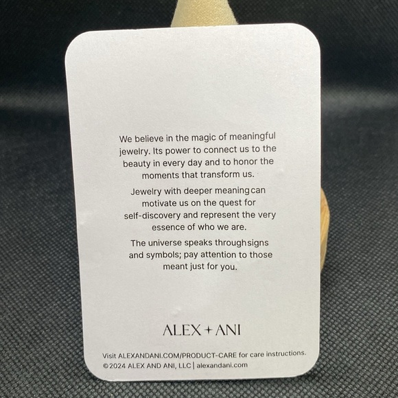 ⭐️ALEX AND ANI⭐️Palm Flex Cuff in Shiny Gold/NWT - Picture 6 of 9